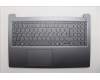Lenovo 5CB1Q43280 C-Cover with keyboard, Nordic, Luna Grey, Backlight, UK