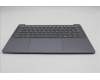 Lenovo 5CB1Q64091 C-Cover with keyboard, French, Luna Grey, Non-Backlight, US