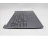 Lenovo 5CB1R22390 C-Cover with keyboard, Portuguese, Luna Grey, Non-Backlight, UK