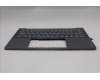 Lenovo 5CB1R68309 C-Cover with keyboard, Portuguese, Luna Grey, Puresight Logo, UK