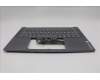 Lenovo 5CB1R71133 C-Cover with keyboard, French, Luna Grey, US