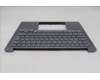 Lenovo 5CB1R71161 C-Cover with keyboard, Portuguese, Luna Grey, UK