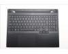 Lenovo 5CB1S24075 C-Cover with keyboard, Switzerland, Eclipse Black, RGB Backlight, Anodizing Sandblasting, UK
