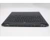 Lenovo 5CB1S76611 C-Cover with keyboard, Spanish, Eclipse Black, White Backlight, Anodizing Sandblasting, UK