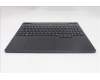 Lenovo 5CB1S82827 C-Cover with keyboard, UK English, Eclipse Black, RGB Backlight, Anodizing Sandblasting, UK