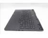 Lenovo 5CB1S87241 C-Cover with keyboard, French, Eclipse Black, White Backlight, US