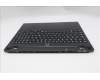 Lenovo 5CB1S89887 C-Cover with keyboard, Italian, Eclipse Black, RGB Backlight, Anodizing Sandblasting, UK