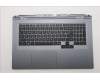 Lenovo 5CB1S90409 C-Cover with keyboard, Greek, Luna Grey, RGB Backlight, US