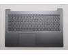 Lenovo 5CB1T18705 C-Cover with keyboard, Nordic, Luna Grey, Backlight, UK