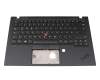 5M10Z27460 original Lenovo clavier incl. topcase DE (allemand) noir/noir avec rétro-éclairage et mouse stick WLAN