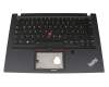5M10Z41492 original Lenovo clavier incl. topcase DE (allemand) noir/noir avec rétro-éclairage et mouse stick