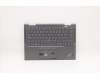 Lenovo 5M11C40969 C-Cover with keyboard, Norwegian, Grey, WLAN, UK