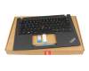 5M11H25909 original Lenovo clavier incl. topcase DE (allemand) noir/noir avec rétro-éclairage et mouse stick