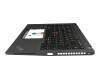 5M11H25909 original Lenovo clavier incl. topcase DE (allemand) noir/noir avec rétro-éclairage et mouse stick