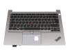 5M11H26521 original Lenovo clavier incl. topcase DE (allemand) noir/argent avec rétro-éclairage et mouse stick