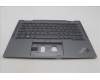 Lenovo 5M11H62455 C-Cover with keyboard, Spanish LA, Grey, Backlight, WWAN, Fingerprint, UK