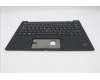 Lenovo 5M11H62761 C-Cover with keyboard, Danish, Black, Backlight, Fingerprint Reader, UK