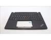 Lenovo 5M11H88998 C-Cover with keyboard, German, Black, UK