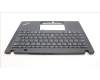 Lenovo 5M11H88998 C-Cover with keyboard, German, Black, UK