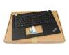5M11L59483 original Lenovo clavier incl. topcase DE (allemand) noir/noir avec rétro-éclairage et mouse stick