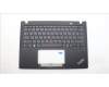 Lenovo 5M11L86022 C-Cover with keyboard, Russian, Black, Backlight, US