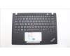 Lenovo 5M11L92966 C-Cover with keyboard, Bulgarian, Black, Backlight, WWAN, UK
