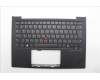 Lenovo 5M11N61195 C-Cover with keyboard, Bulgarian, Deep Black, FingerPrint Reader, WWAN, UK