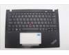 Lenovo 5M11N89393 C-Cover with keyboard, Brazil Portuguese, Black, Backlight, UK