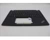 Lenovo 5M11N89530 C-Cover with keyboard, French, Black, Backlight, WWAN, US