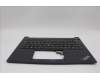 Lenovo 5M11N94167 C-Cover with keyboard, Belgian, Black, Backlight, UK