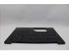 Lenovo 5M11N99783 C-Cover with keyboard, Czech Slovakian, Black, UK