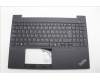 Lenovo 5M11N99855 MECH_ASM FRU KBD CCV SPA BL (LTN) UK BK