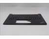 Lenovo 5M11N99989 C-Cover with keyboard,Norwegian,Black