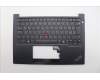 Lenovo 5M11P00007 C-Cover with keyboard, Slovenian, Black, UK