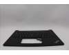 Lenovo 5M11P32484 C-Cover with keyboard, Icelandic, Black, Backlight, UK