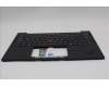 Lenovo 5M11Q54132 C-Cover with keyboard, Icelandic, Black, Backlight, WWAN, UK