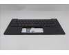 Lenovo 5M11Q54901 C-Cover with keyboard, Hebrew, Black, Backlight, US