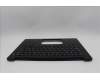 Lenovo 5M11Q60681 C-Cover with keyboard, Switzerland, Black, Backlight, UK