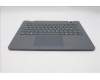 Lenovo 5M11R91317 C-Cover with keyboard, Nordic, Luna Grey, Backlight, No World Face Camera, UK