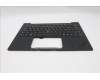 Lenovo 5M11S09663 C-Cover with keyboard, Switzerland, Black, Backlight, WWAN, UK