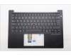 Lenovo 5M11S09798 C-Cover with keyboard, Portuguese, Black, Backlight, UK