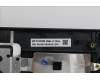 Lenovo 5M11S10016 MECH_ASM FRU KBD W/C SLV BL(SRX)UK BK