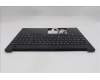 Lenovo 5M11S10104 C-Cover with keyboard, German, Black, UK