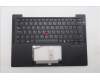 Lenovo 5M11S15747 C-Cover with keyboard, Portuguese, Black, Backlight, WWAN, UK
