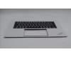 Lenovo 5M11T58909 C-Cover with keyboard, Bulgarian, White, FingerPrint, UK