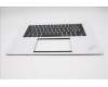 Lenovo 5M11U08076 C-Cover with keyboard, Slovenian, White, FingerPrint, UK