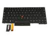 5N20V43771 original Lenovo clavier DE (allemand) noir/noir avec rétro-éclairage et mouse stick