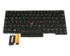 5N20X68856 original Lenovo clavier DE (allemand) noir/noir avec rétro-éclairage et mouse stick