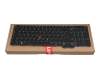 5N21K05089 original Lenovo clavier DE (allemand) noir/noir avec rétro-éclairage et mouse stick