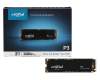 Crucial P3 PCIe NVMe SSD 2TB (M.2 22 x 80 mm) pour MSI GF66 Katana 12UGSK/12UGSO (MS-1583)